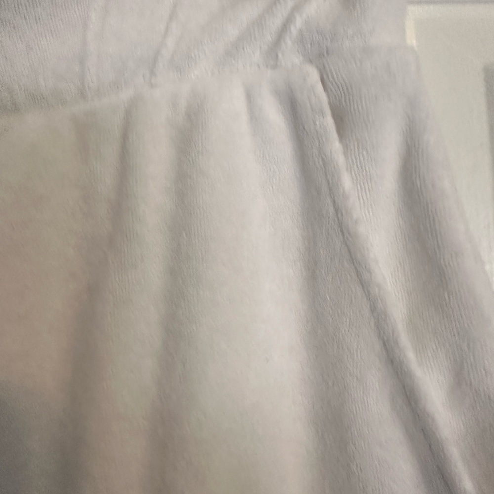 Zara White Terry Jogger Pants - Picture 6 of 6